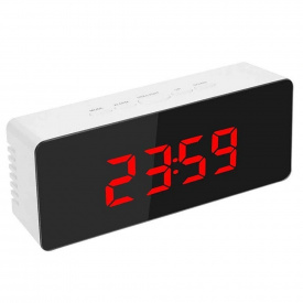 Часы электронные настольные UKC DS-3658L Белые (300187RE)