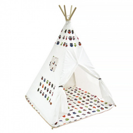 Игровая палатка вигвам для детей Littledove RT-1640 Лесные совы