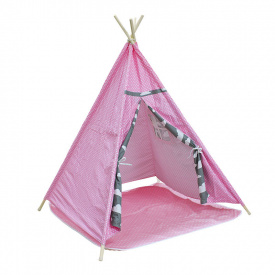 Детская игровая палатка Littledove AJZ-046 Розовый горошек (6743-24728)