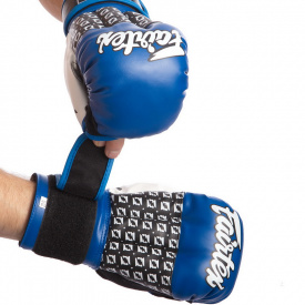 Перчатки для единоборств ММА FAIRTEX LD-FGVB17 10 Синий-серый