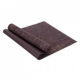 Коврик для йоги Джутовый FDSO Yoga mat FI-2441 Темно-коричневый (56508025)