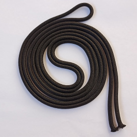 Шнур круглый плетеный Luxyart черный 5 мм диаметр 200 м (BF-5201)