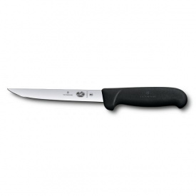 Кухонный нож обвалочный Victorinox Fibrox Boning 15 см Черный (5.6103.15)