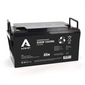 Аккумуляторная батарея AZBIST Super AGM ASAGM-12650M6 12V 65Ah