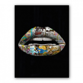 Картина Malevich Store Graffiti Lips 60x80 см (P0460)