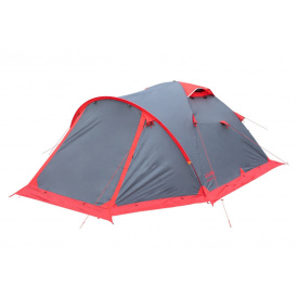Трехместная палатка Tramp Mountain 3 (V2) TRT-023 Grey