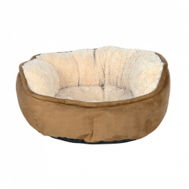 Лежак для собак и кошек Trixie Otello 50 см Коричневый/Бежевый (4053032378414)