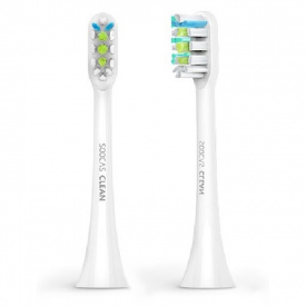 Насадка для зубной щетки Xiaomi SOOCAS X1/X3/X5 BH01W (Белые, 2 шт)