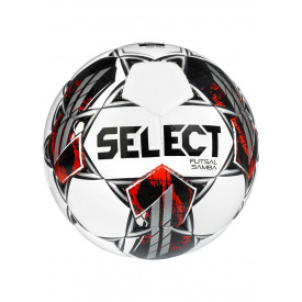 Мяч футзальный Select Futsal Samba v22 белый/серебристый Уни 4 (106346-402-4)