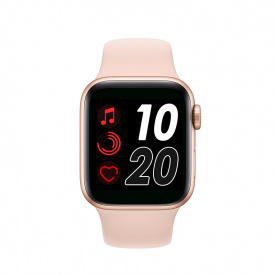 Смарт-часы Smart Watch IWO 12 series T500 с тонометром Gold/Pink (SW0001T500P)