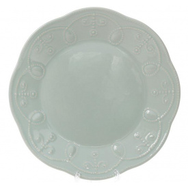 Набор Bona 6 десертных тарелок Leeds Ceramics диаметр 23см каменная керамика Мятные DP40091