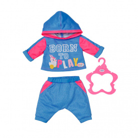 Одежда для куклы Спортивный костюм blue BABY born DD657357