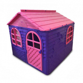 Детский игровой домик со шторками DOLONI TOYS 02550/1 Разноцветный