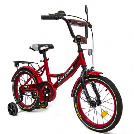Велосипед детский двухколёсный 16" Like2bike Sky стальная рама звонокбордовый 211615