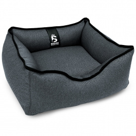 Лежак для собак и котов EGO Bosyak Рогожка XS 50x45 Серый (спальное место для собак и кошек)