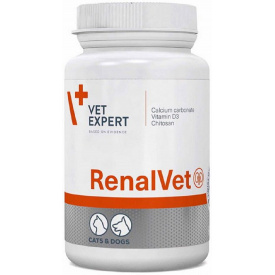 Препарат для собак и кошек с хронической почечной недостаточностью VetExpert RenalVet 60 капсул (5902768346275)