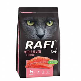 Сухой корм для стерилизованных кошек Dolina Noteci Rafi Cat Sterilized с лососем 7 кг