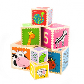 Кубики Lelin Na-Na 7 шт Разноцветный