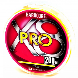 Шнур Duel Hardcore X8 PRO 200м 0.24мм 16.0кг #2.0 (2163858/H3887-Y)