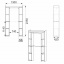 Шкаф для вещей 16 Компанит Нимфея альба (130х42х235 см) Тернопіль
