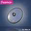 Крышка стеклянная Fissman Arcades диаметр 24см с силиконовым ободом серый мрамор DP38669 Геническ