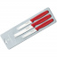 Набор кухонных овощных ножей Victorinox Paring Set 3 шт Красный (5.1111.3) Бердичев