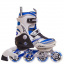 Роликовые коньки раздвижные Freestyle Z-633 Zelart 32-35 Бело-синий (60363089) Геническ