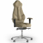Кресло KULIK SYSTEM IMPERIAL Экокожа с подголовником со строчкой Песочный (7-901-WS-MC-0212) Житомир