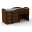Двухъярусная кровать с выкатным столом Компанит Универсал орех экко Херсон