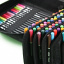 Профессиональные цветные карандаши с грифелем на масляной основе KALOUR 180 цветов в нейлоновом футляре Тернопіль