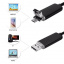 USB эндоскоп для смартфона и ноутбука HD 480P Kerui 560H 10 м 5.5 мм (100402) Львів