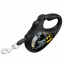 Поводок-рулетка для собак WAUDOG R-leash Бэтмен Черный L до 50 кг 5 м светоотражающая лента Черный Полтава