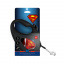 Поводок-рулетка для собак WAUDOG R-leash Супермен Лого S до 15 кг 5 м светоотражающая лента Черный Киев