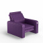 Мягкое кресло KULIK SYSTEM PLEASURE Антара Целый Фиолетовый (hub_aORo81299) Херсон