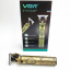 Аккумуляторная машинка для стрижки волос VGR V-085 3 насадки USB кабель для зарядки металлический корпус Gold Полтава