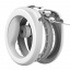 Поводок-рулетка для собак WAUDOG R-leash Круглая XS-M до 40 кг 2.9 м светоотражающая лента белый Полтава
