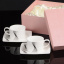 Набор чайных чашек с блюдцами Lora Белый H15-001 220ml Рівне