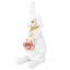 Декоративная пасхальная фигурка Elisey Белая крольчиха 25 см Белый/розовый (6013-022) Полтава