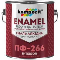 Эмаль для пола ПФ-266 Kompozit Київ