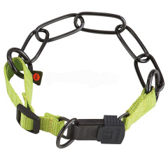 Ошейник с нейлоном для собак Sprenger Adjustable Collar with Assembly Chain 4 мм 65-70 см Зеленый (4022853209337) Полтава