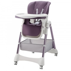 Детский стульчик для кормления складной Bestbaby BS-806 Фиолетовый (11098-63100) Миколаїв