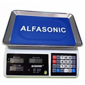 Весы торговые влагостойкие кнопки Alfasonic TS-P 6416 до 50 кг