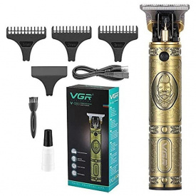 Беспроводная машинка для стрижки волос и бороды аккумуляторная VGR V-085 (55946)