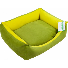 Лежак Lucky Pet Лира-new №1 40х50х16 см Зеленый+желтый (4820268555045)
