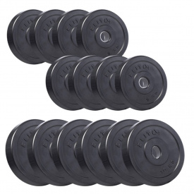 Набор композитных дисков Elitum Titan 100 кг для гантелей и штанг №4