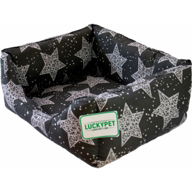 Лежак для собак и кошек Lucky Pet Рей №3 50x65x23 см Серый (4820224210995)