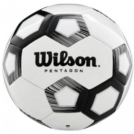 Мяч футбольный Wilson Pentagon white/black size 5 WTE8527XB05