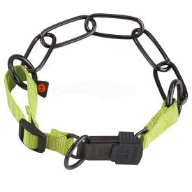 Ошейник с нейлоном для собак Sprenger Adjustable Collar with Assembly Chain 4 мм 60-65 см Зеленый (4022853209276)