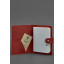 Кожаная обложка для паспорта 3.0 красная BlankNote Чернігів