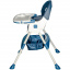 Детский стульчик для кормления Bestbaby BS-803C Синий (11115-63091) Ровно